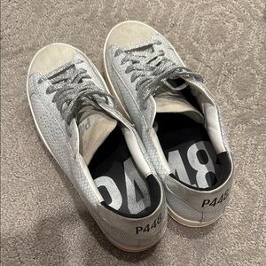 P448 Silver Sneakers